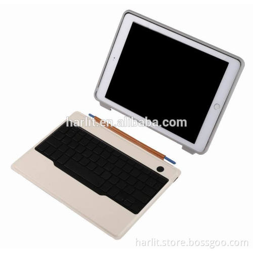 Ultra Slim Detachable Magnetic Bluetooth Keyboard With Standing Bumper Case For Apple New iPad Pro 10.5 inch